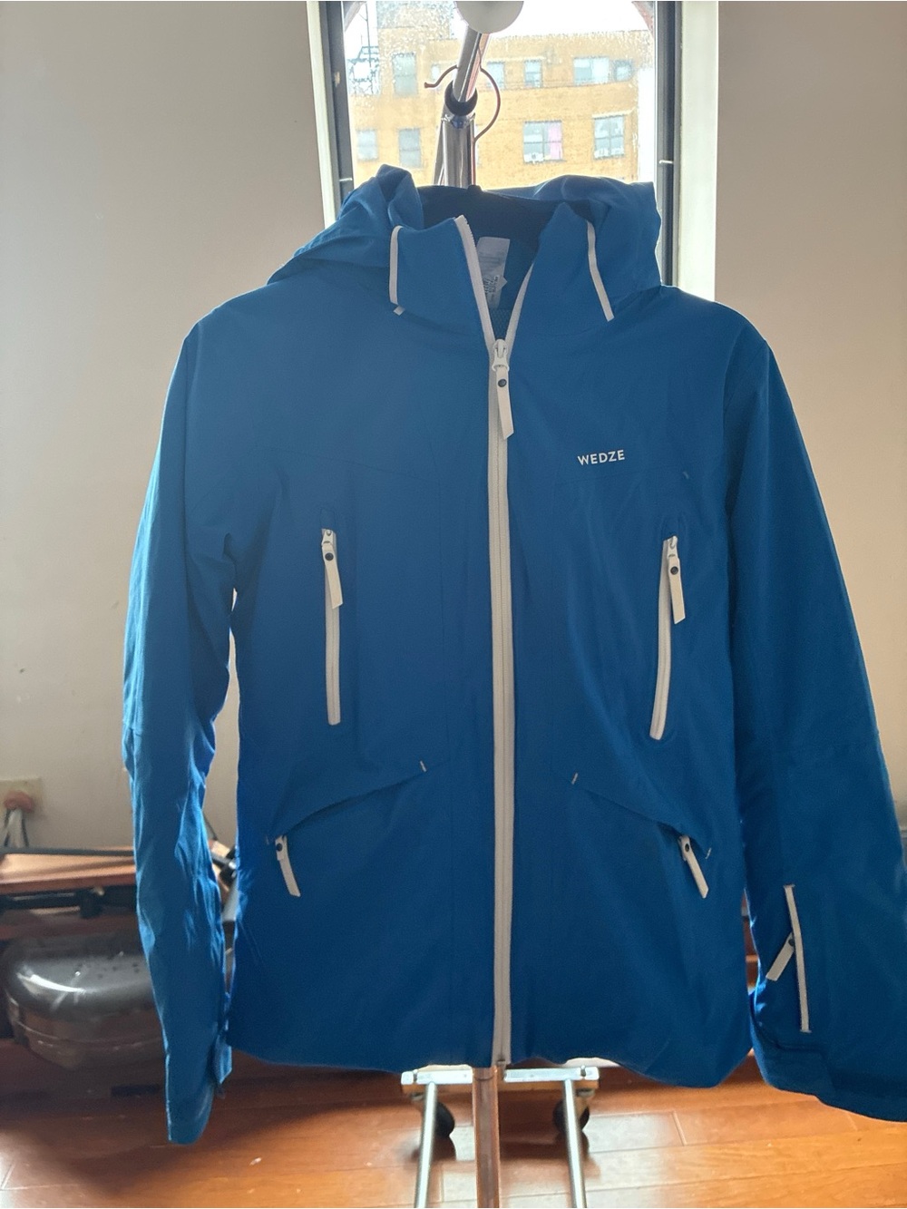 Wedze Piste 900 Girls Technical Ski Jacket Bright Blue Size 14